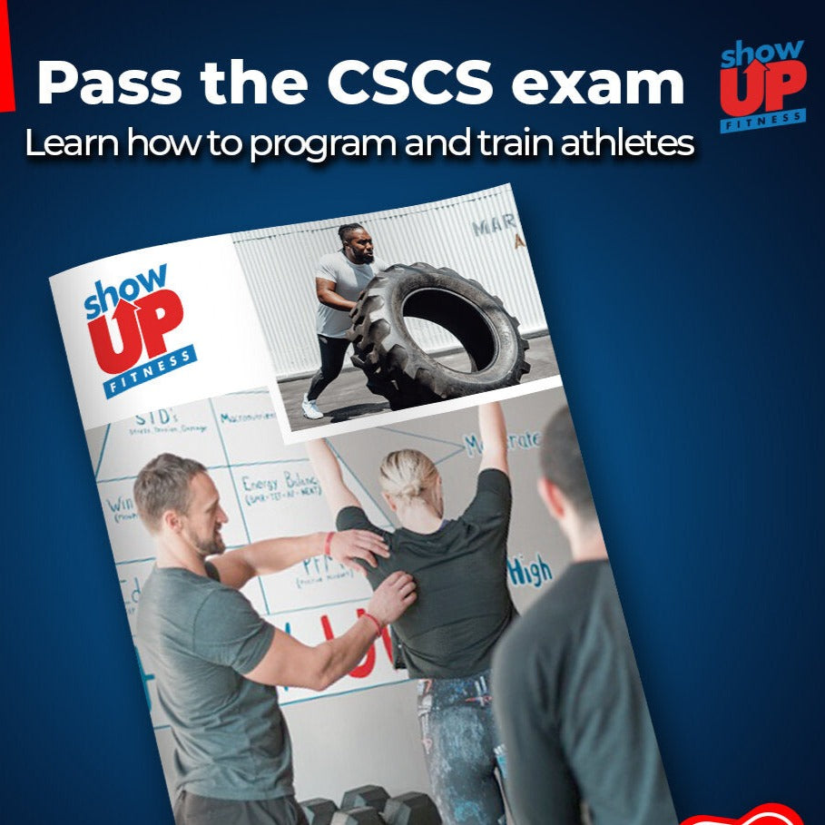 CSCS Study Guide w/ Over 200-Questions DM IG Show Up Fitness For A Free Zoom Class