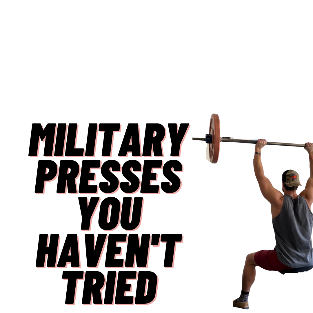 3-Military Press variations you've never tried