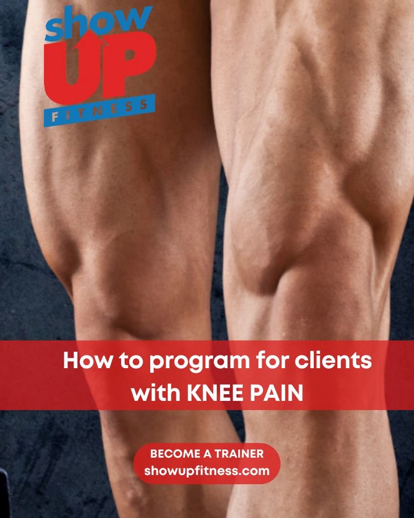 How to program for clients with knee pain | Show Up Fitness CPT
