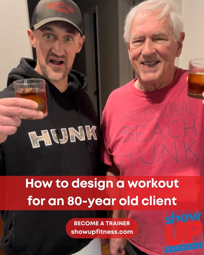How to design a workout for an 80-year old client