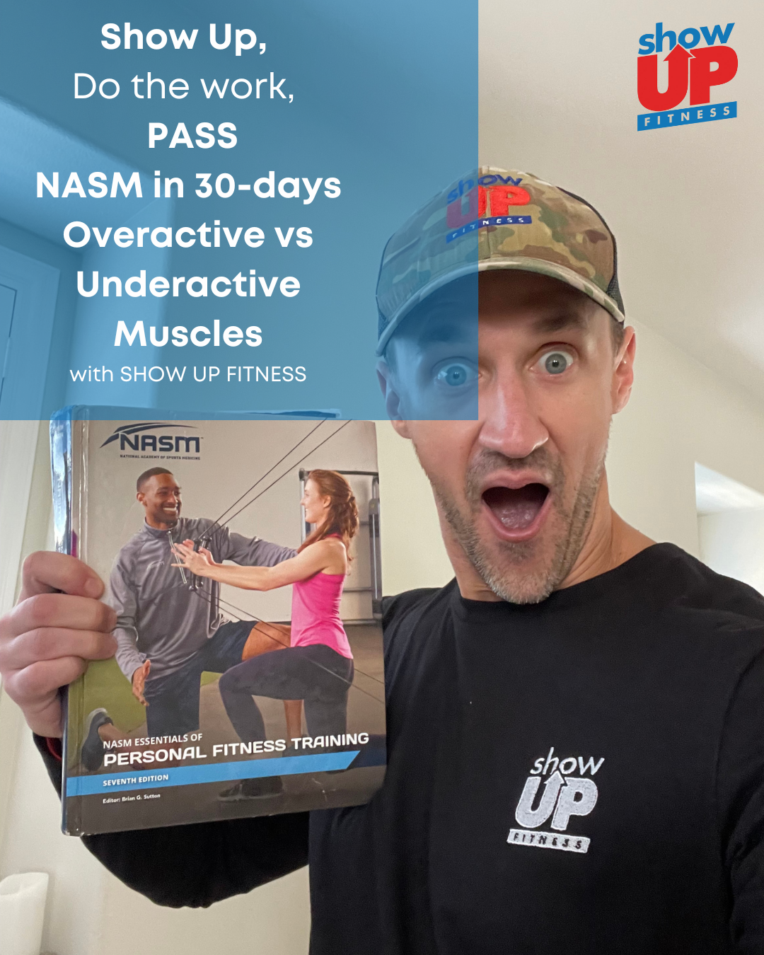How to pass NASM in 30-days | Overactive vs Underactive muscles | SUF-CPT