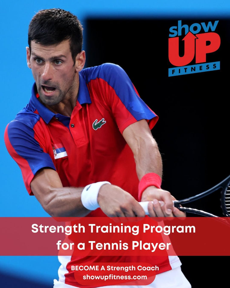 Preseason Tennis Player Strength Training Program CSCS Prep