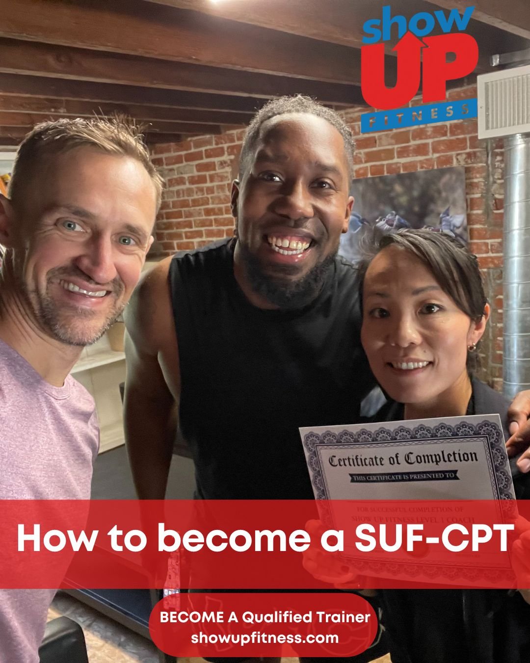 JUNE 1 2023 UPDATE - HOW TO BECOME A  CERTIFIED  PERSONAL TRAINER W/  SHOW UP FITNESS SUF - CPT