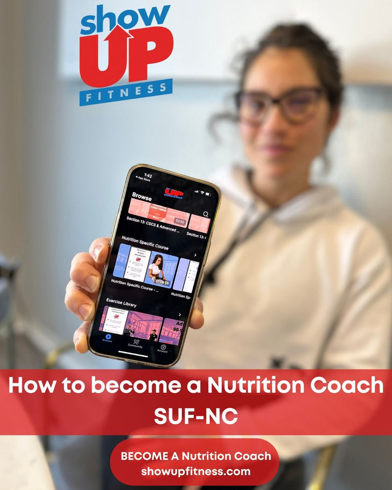 Become A Nutrition Coach | Show Up Fitness NC