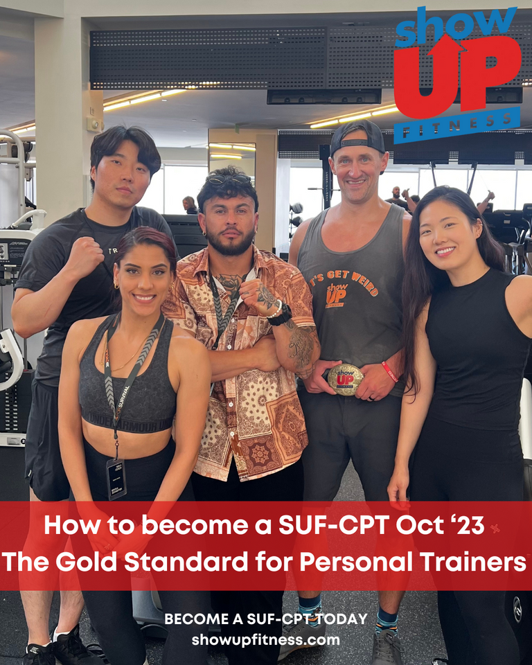 OCT 1st 2023 UPDATE - HOW TO BECOME A  CERTIFIED  PERSONAL TRAINER W/  SHOW UP FITNESS SUF - CPT