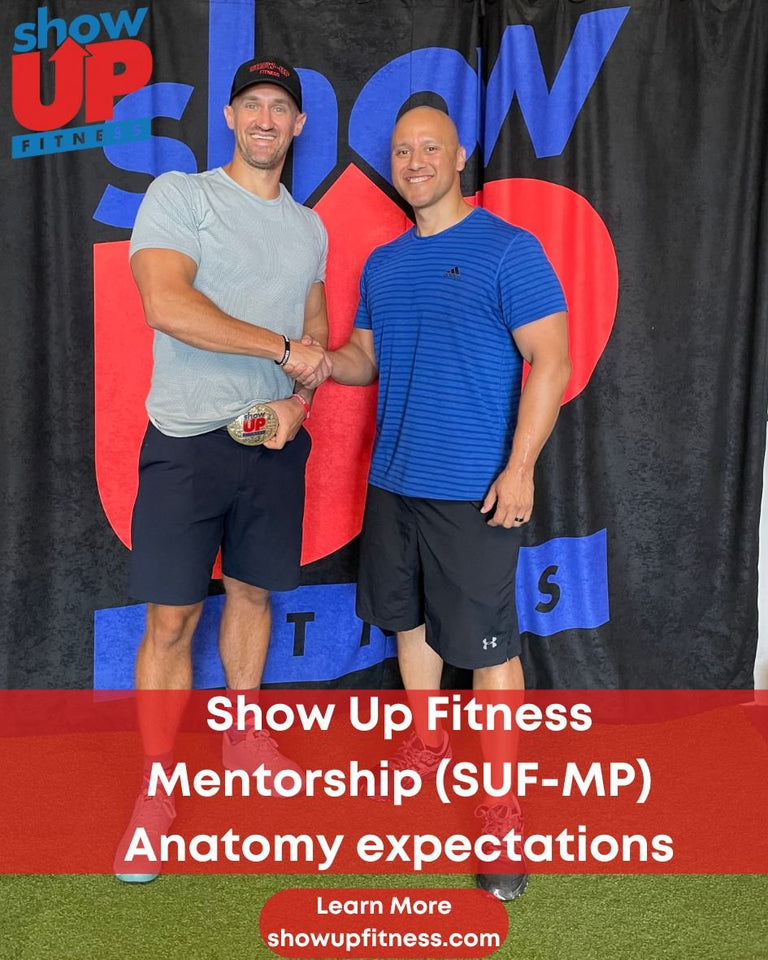 Show Up Fitness Mentorship Program - ANATOMY EXPECTATIONS
