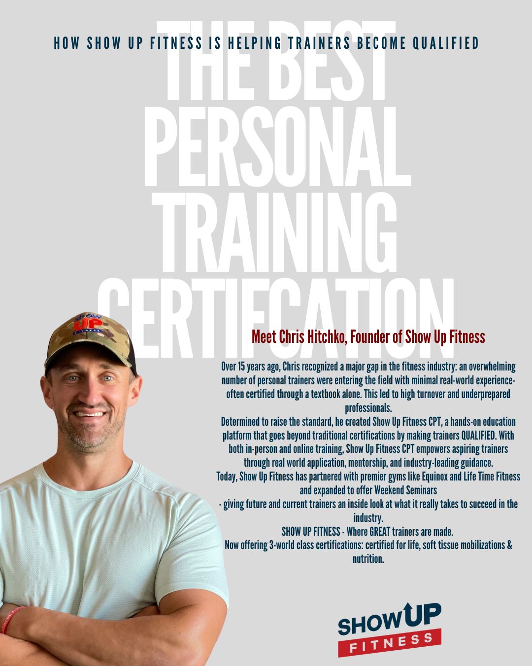 The BEST personal training internship to become a QUALIFIED & CERTIFIED Personal Trainer