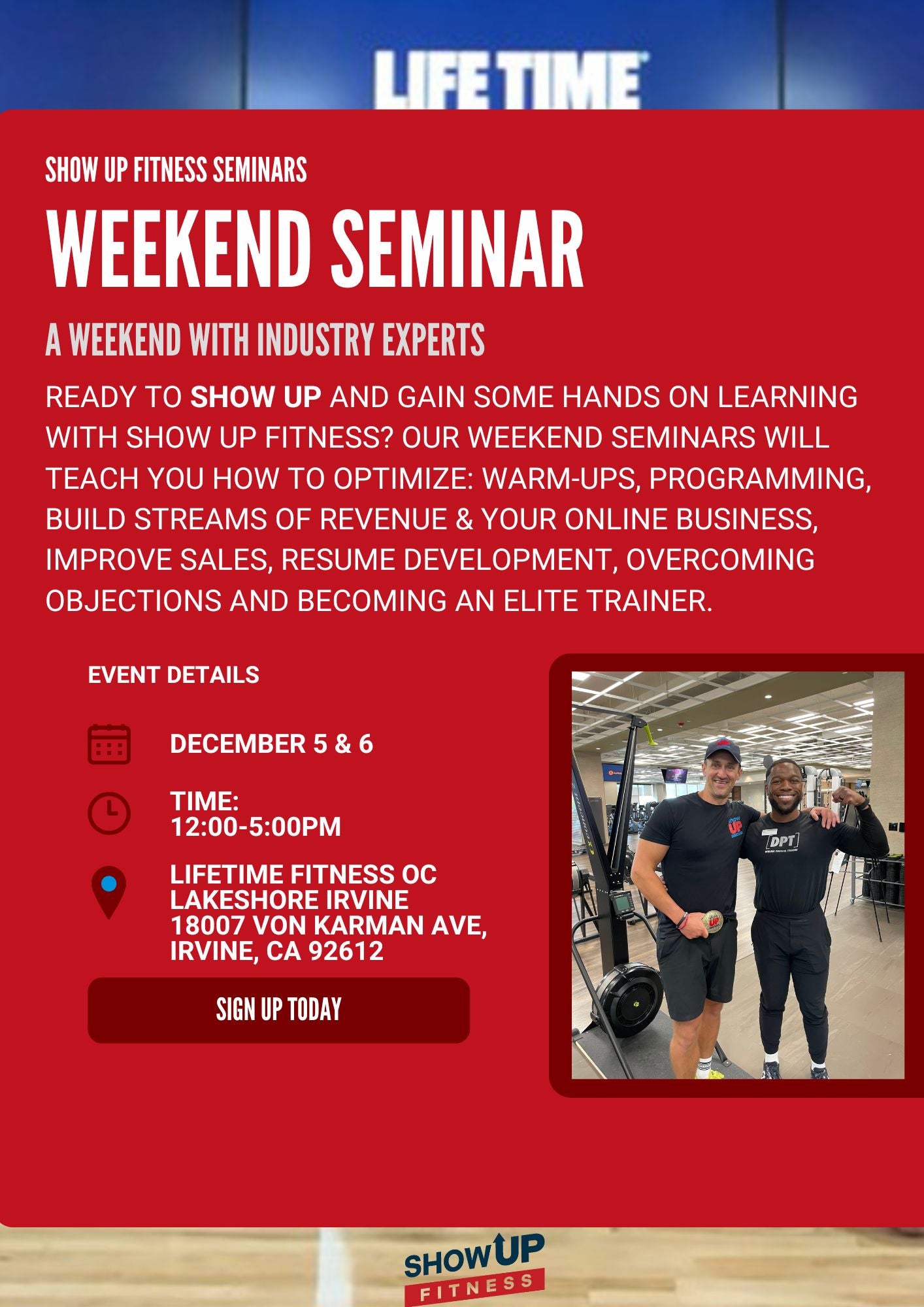 Irvine/ OC Seminar -Dec 5 &6