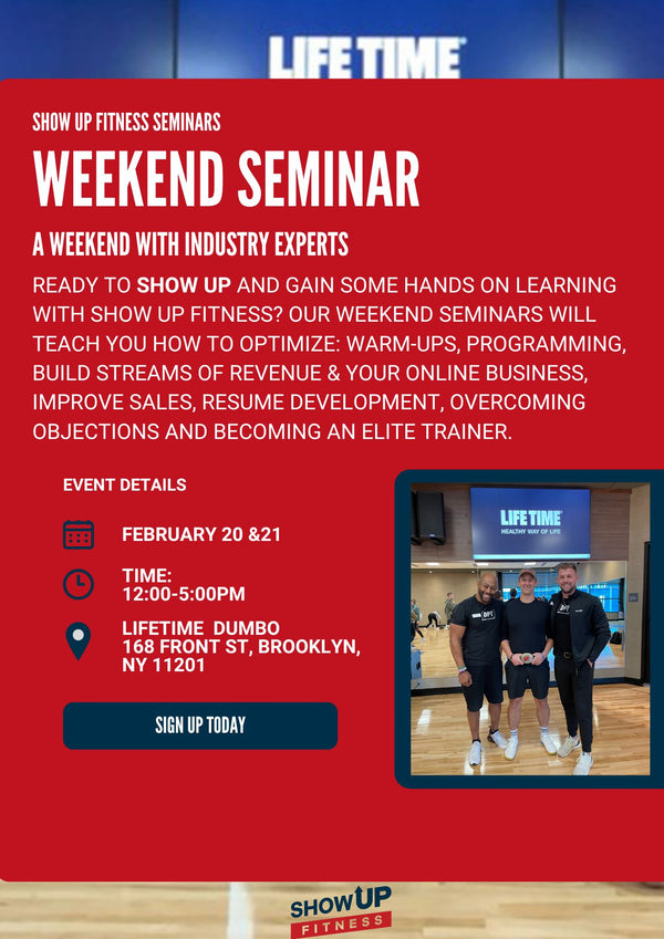 Dumbo, NY Seminar - February 20 &21 - Payment Plan